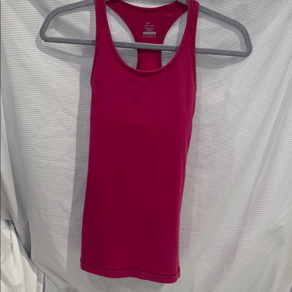 Nike dri-fit fuchsia athletic tank